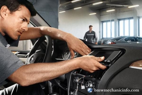 Have a BMW electrical mechanic check for faulty wiring