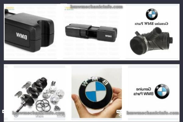 Parts used by the BMW expert mechanic