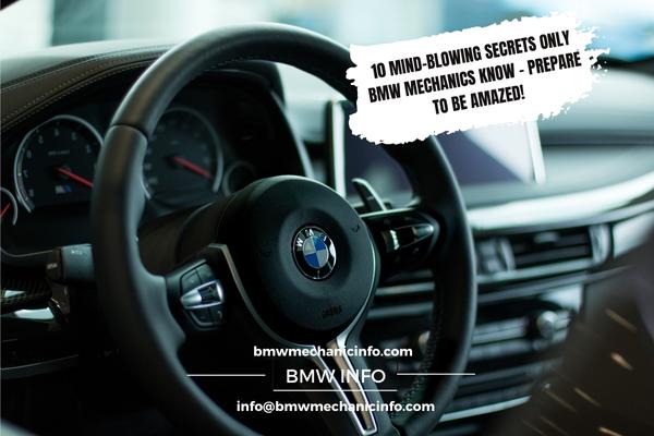 Blowing Secrets Only BMW Mechanics